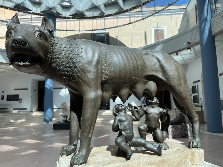 Rom - Lupa mit Romulus und Remus in den Kapitolinischen Museen