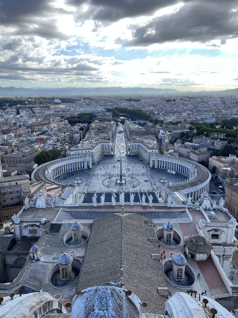 Rom - Ausblick von der Kuppel des Petersdoms