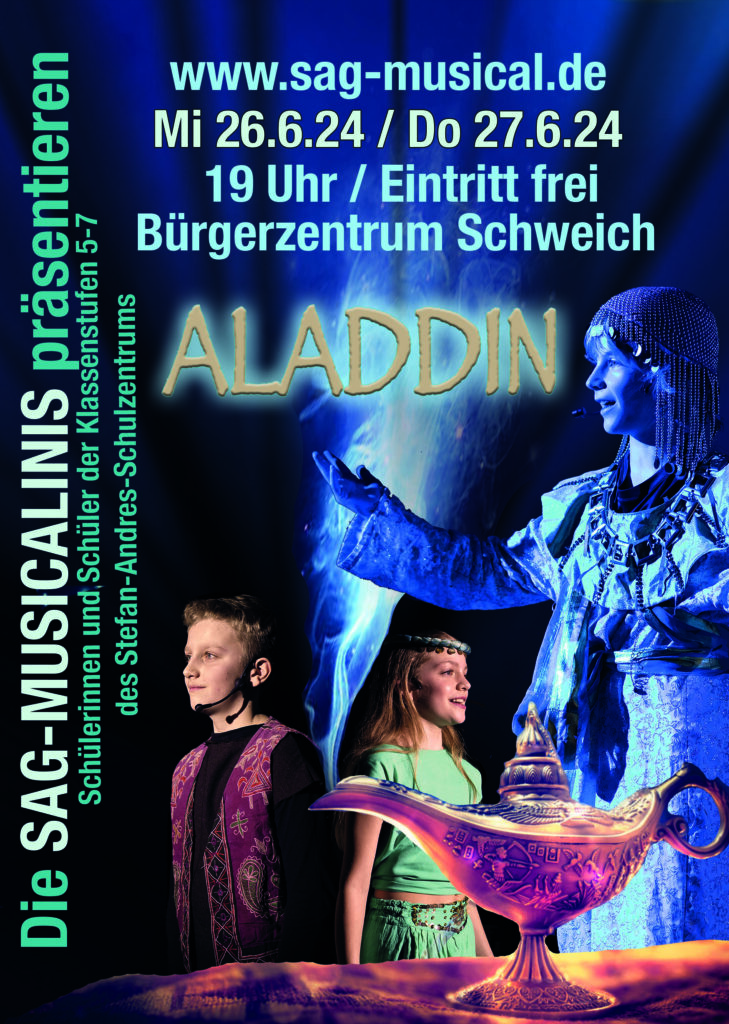 Aladdin Plakat Flyer