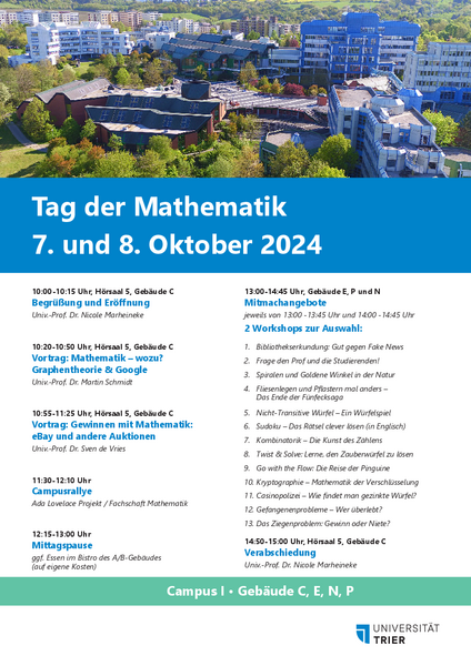 Tag der Mathematik_Universität Trier_2024