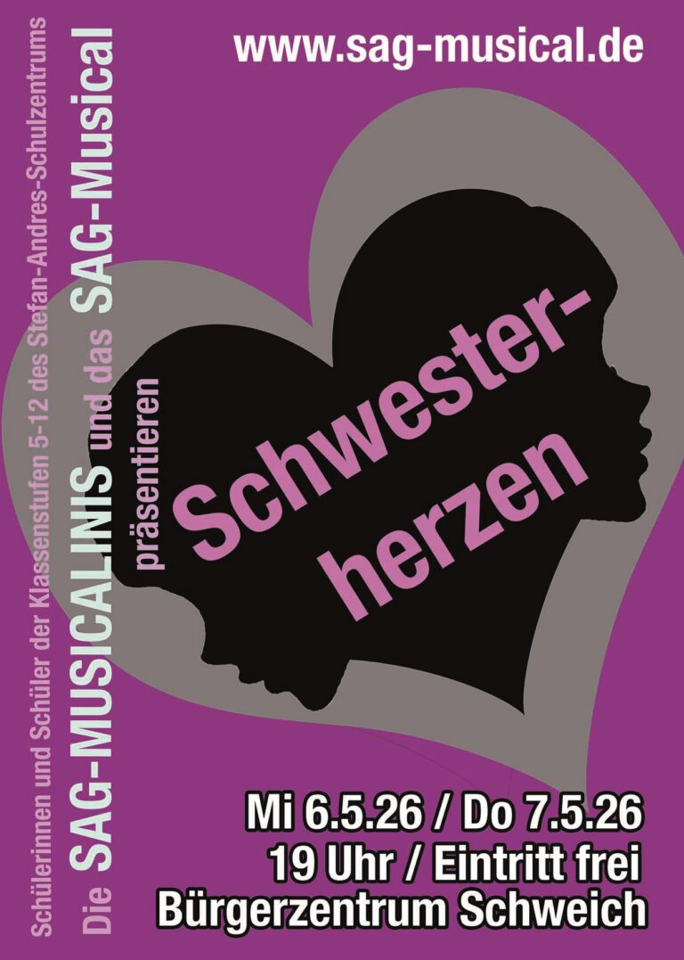 Schwesterherzen Flyer Klein